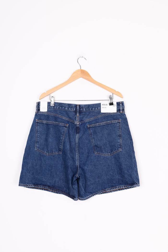 AGOLDE Womens Blue Shorts Size W 33
