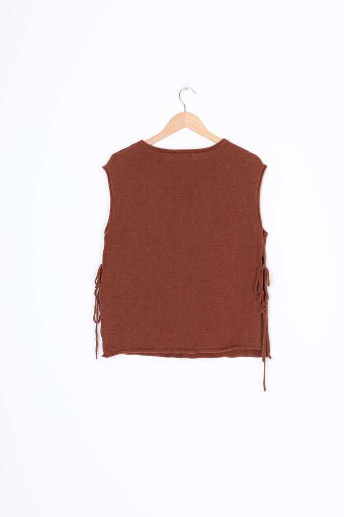 Arcaa Womens Brown Top Size XS