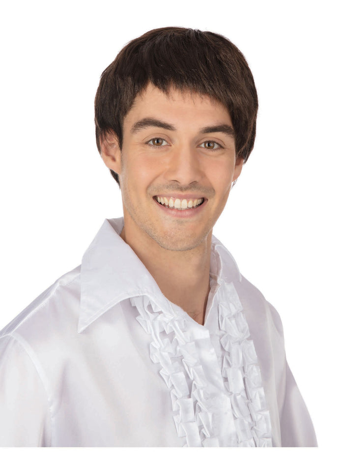 Brown 60's Male Wig