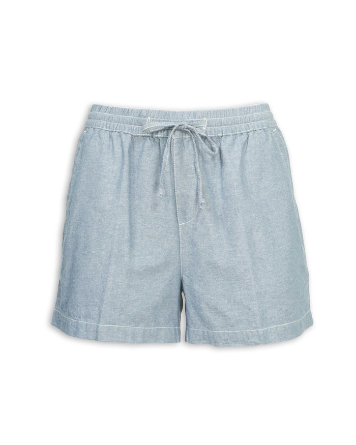 CHAMBRAY CARLY SHORT - SHIPS 3/1/27