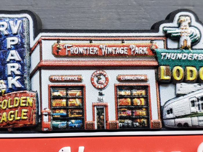 Frontier Vintage Park Magnet
