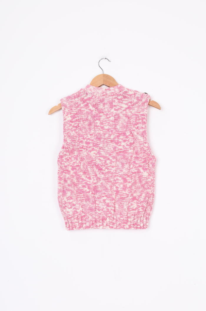Ganni Womens Pink Vest Size M