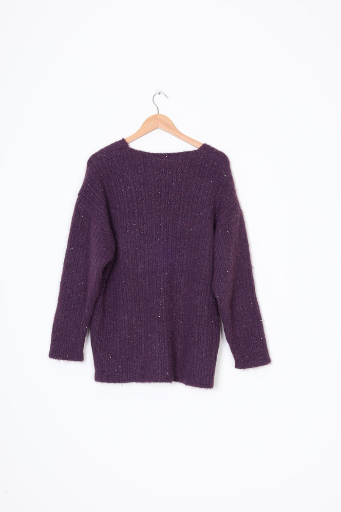 Hyhill Womens Purple Jumper Size S
