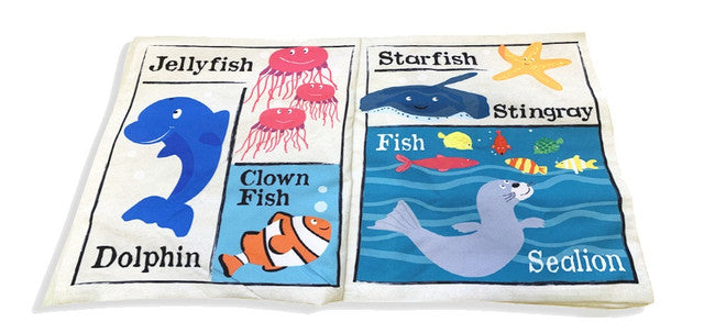 Jo & Nic's Crinkly Cloth Book - Under the Sea