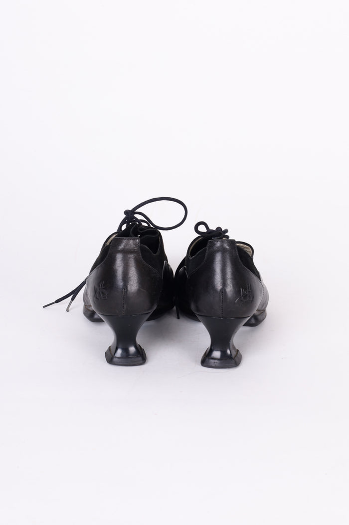 John Fluevog Womens Black Heels Size EU 37