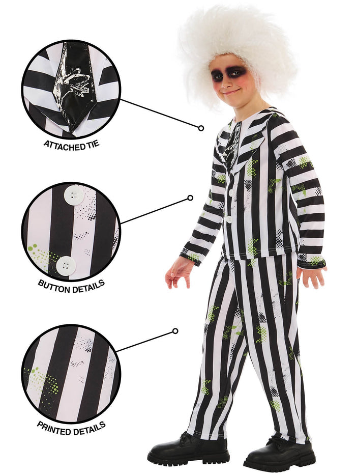 Kids Beetlejuice Costume with wig