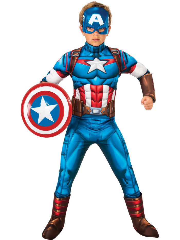 Kids Captain America Deluxe Costume