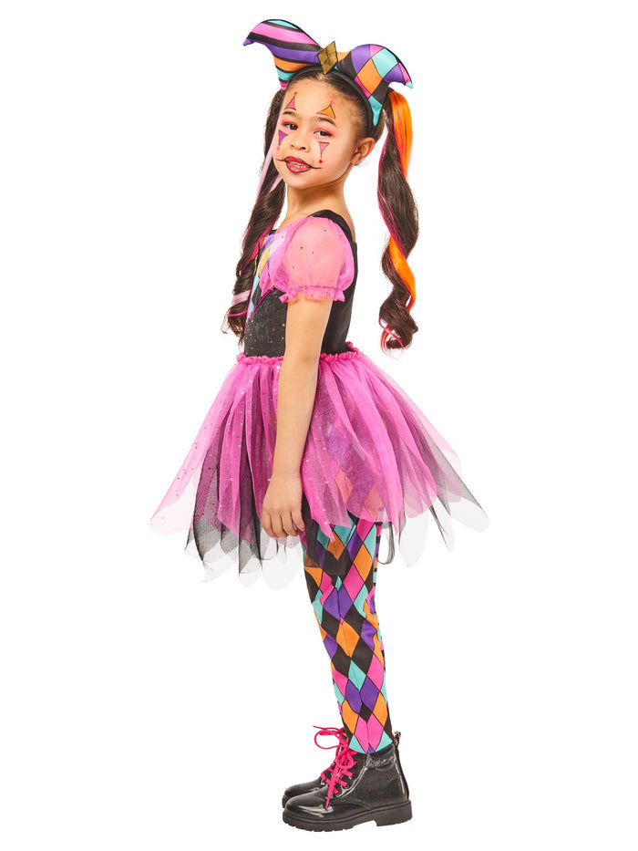 Kids Harlequin Girl Costume