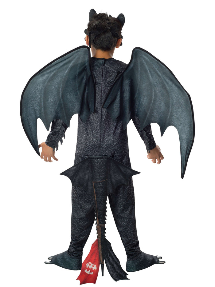 Kids Night Fury Toothless Costume From How To Train Your Dragon: The Hidden World