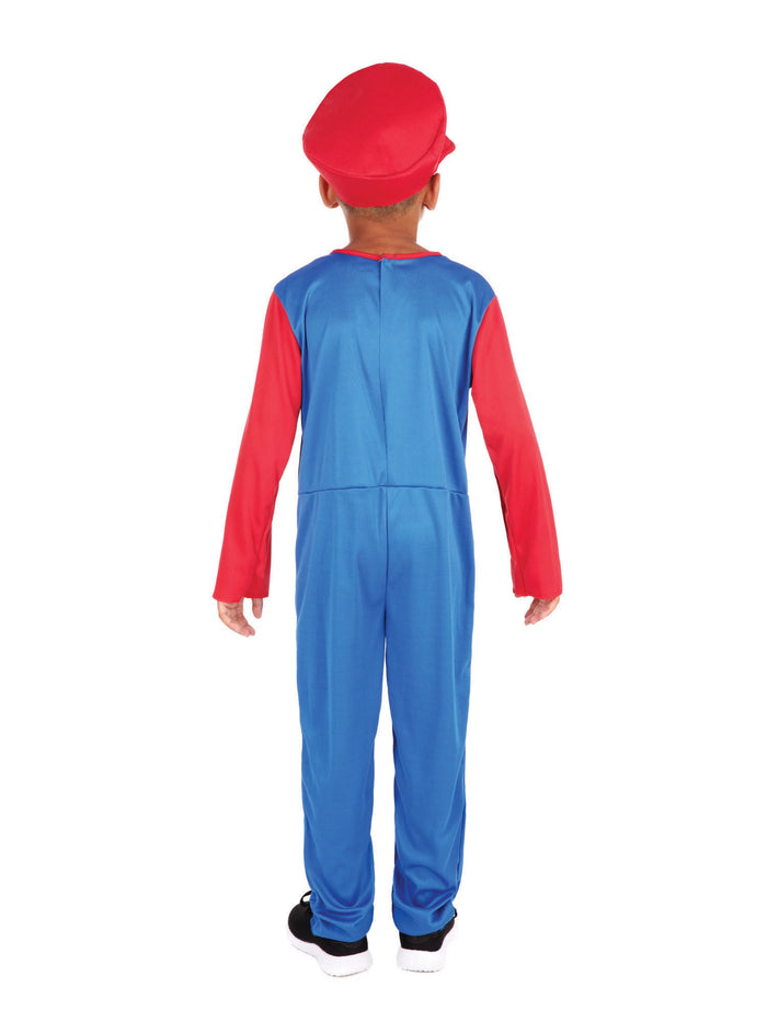 Kids Plumber Boy Costume