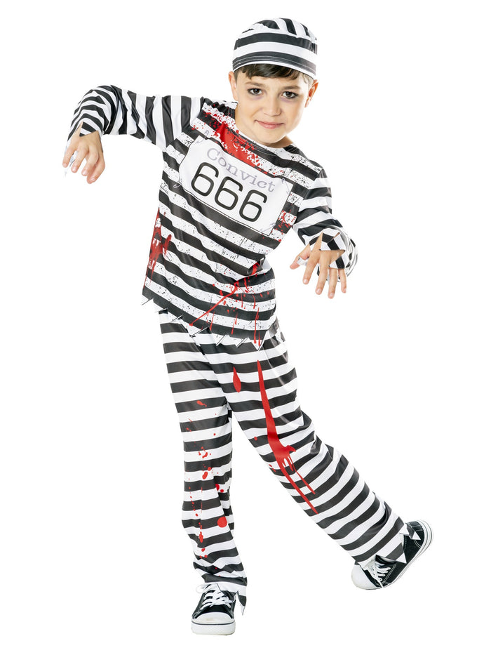 Kids Zombie Convict Costume