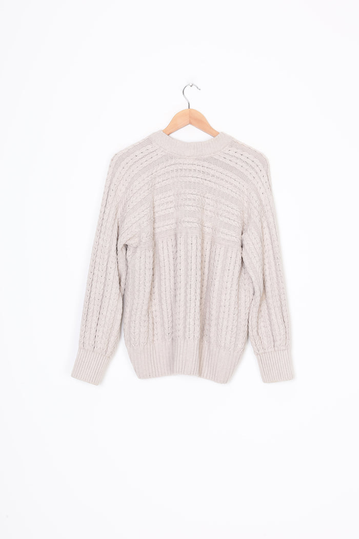 Kowtow Womens Beige Jumper Size M