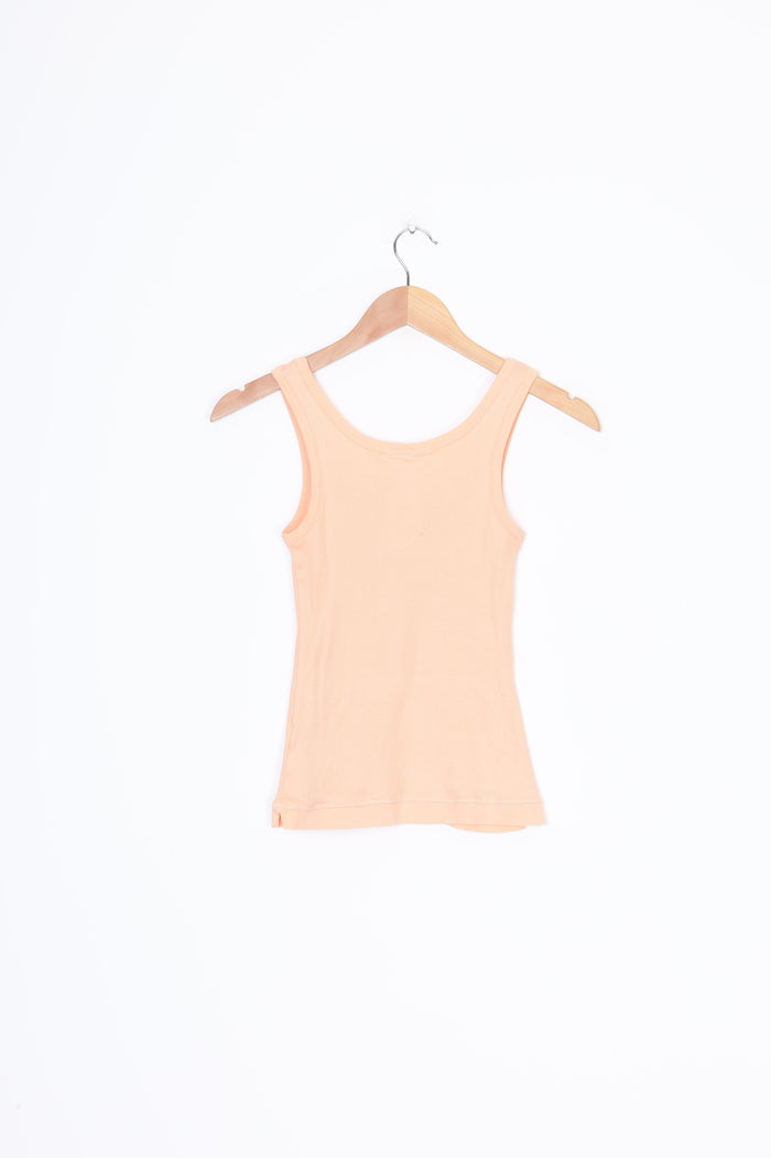 Le Jeande Marithe + Francoise Girbaud Womens Orange Top Size S