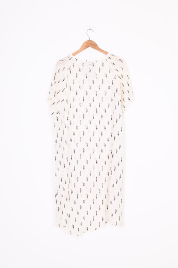 Life With Bird Womens White Dress Size 14