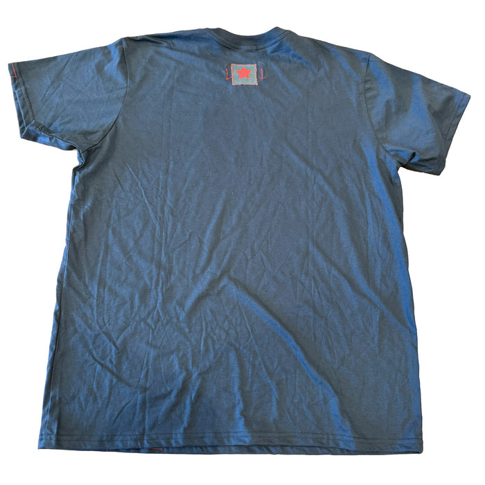 Lindsey Men's Red and Blue Stars Tee