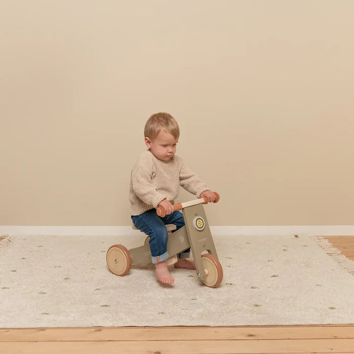 Little Dutch Wooden Tricycle - Olive