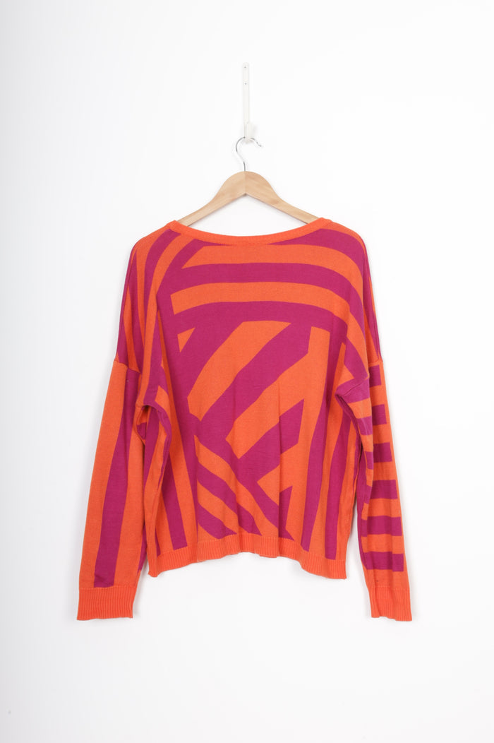 Maaike Womens Orange Jumper Size O/S