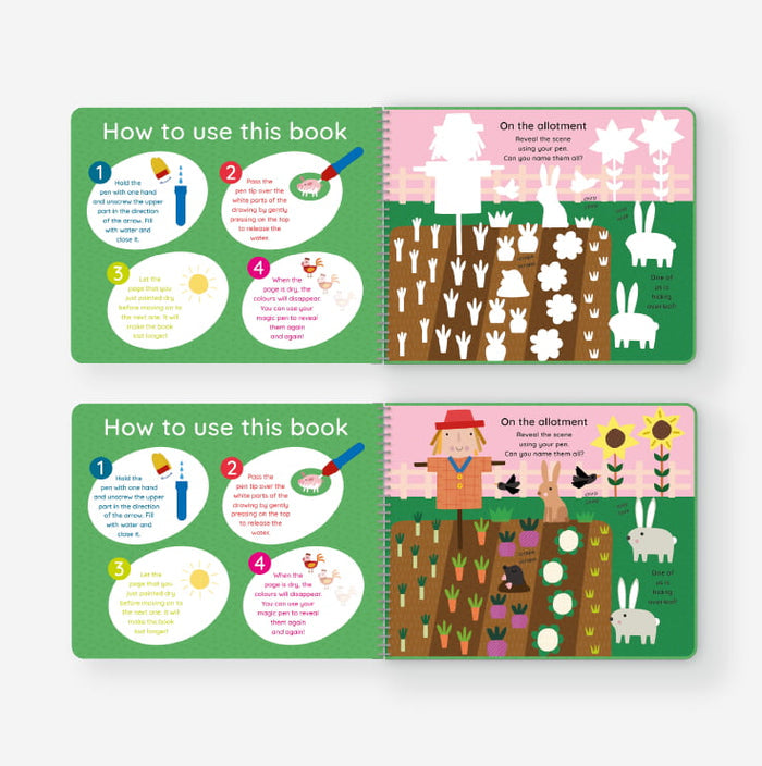 Magic Water Aquabooks - Farm Animals