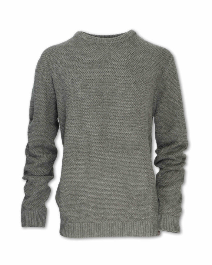 MEN'S DOBBY WOOL BLEND SWEATER