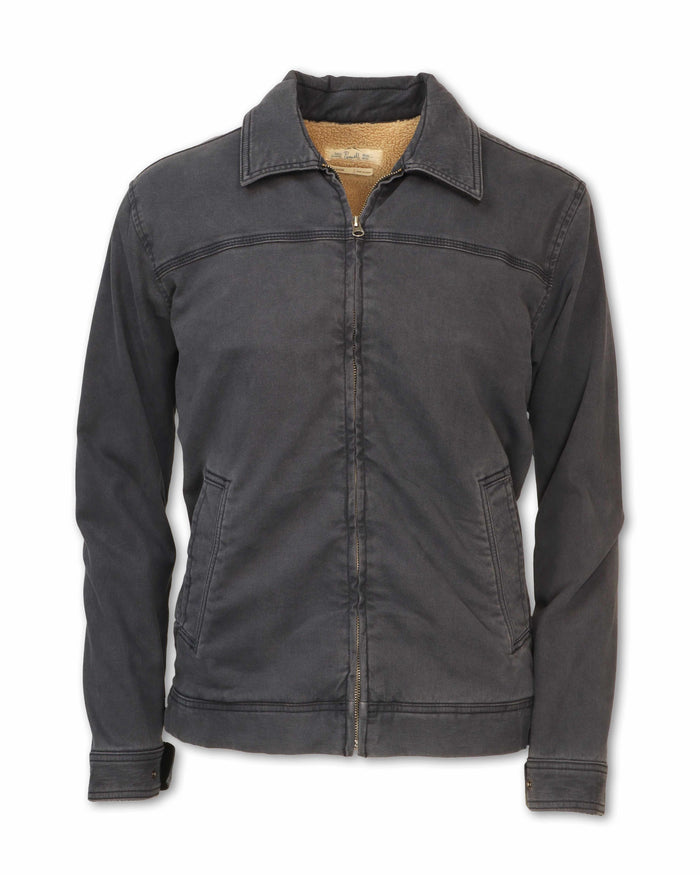 MEN'S STRETCH CANVAS SHERPA JACKET