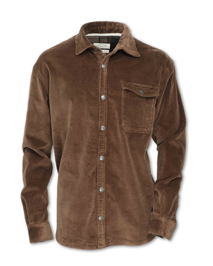 MEN'S STRETCH CORDUROY SHIRT JACKET