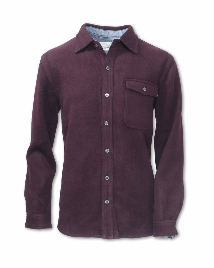 MEN'S WOOL BLEND WORKSHIRT