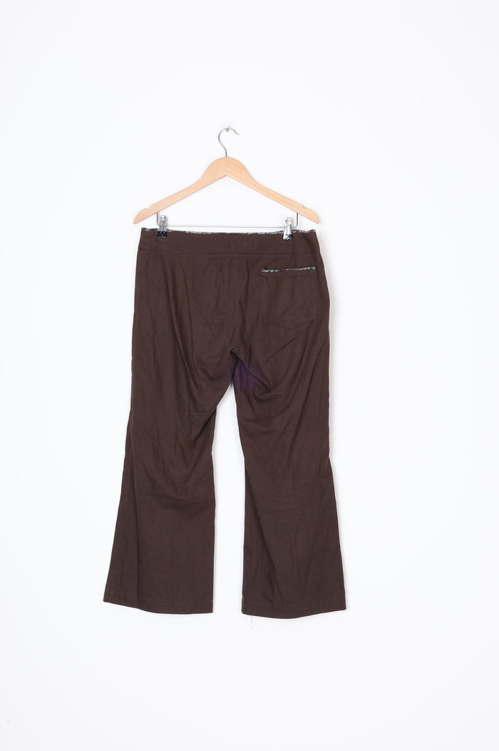 Moochi Womens Brown Pants Size 14