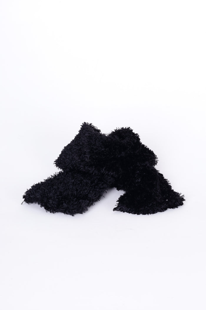 No Label Womens Black Scarf Size O/S