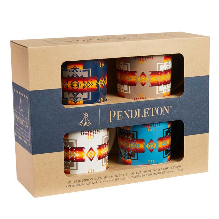 Pendleton 12 oz Ceramic Mug Set in Chief Joseph Multi