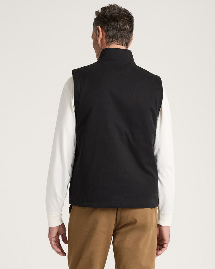 Pendleton Men's Pine Grove Canvas Vest in Black
