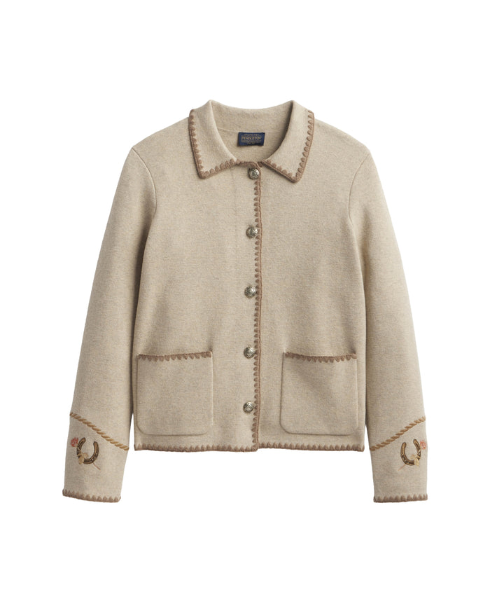 Pendleton Women's Souvenir Cardigan in Natural