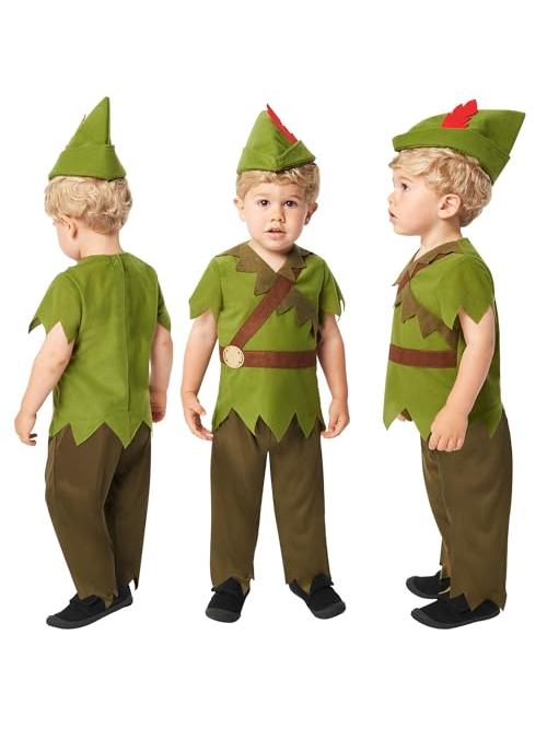 Peter Pan Toddlers Boys Costume
