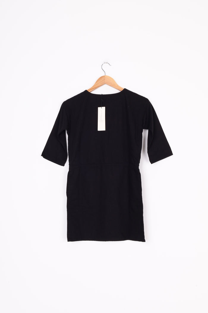 POPUPSHOP Kids Black Dress Size 7 YO