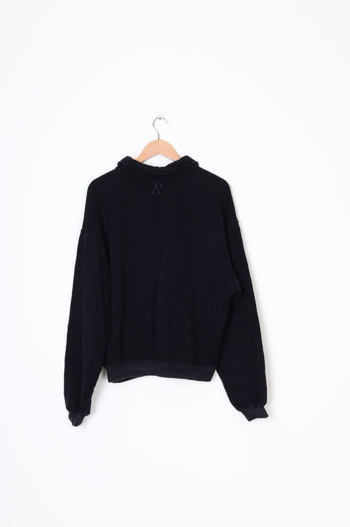 Represent Womens Black Sweatshirt Size S