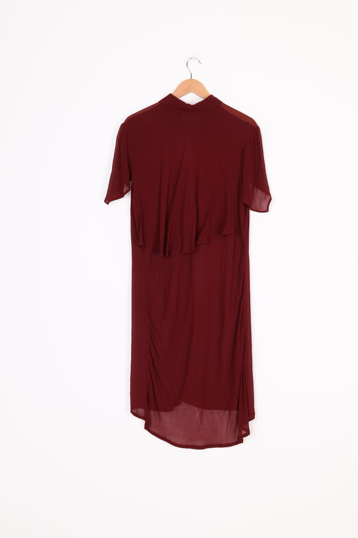 Ricochet Womens Red Dress Size 12