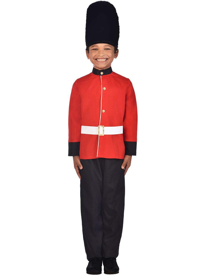 Royal Guard Kids Soldier Costume & Hat