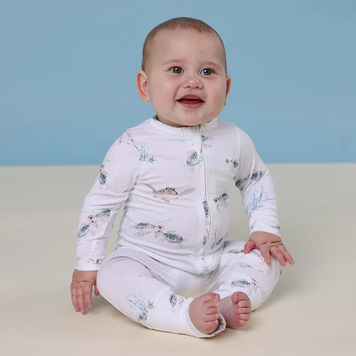 Snuggle Hunny Organic Snugglesuit - Turtle