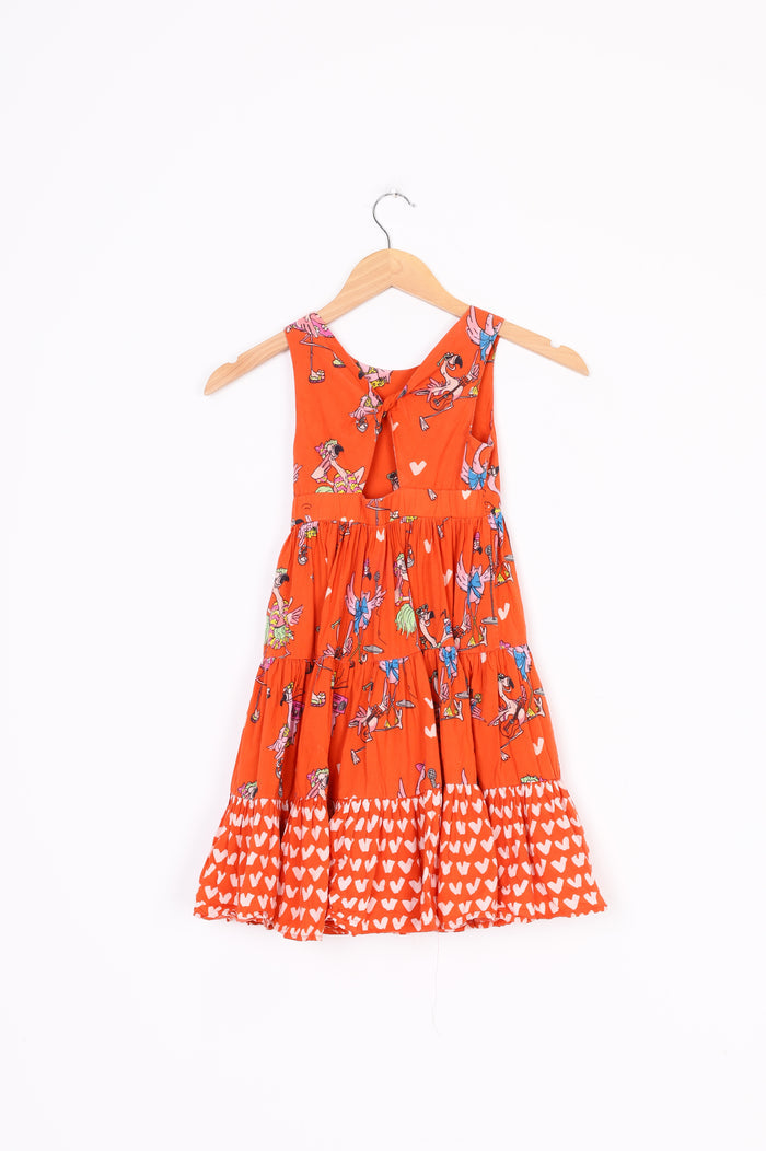 Stella McCartney Kids Kids Orange Dress Size 5 YO