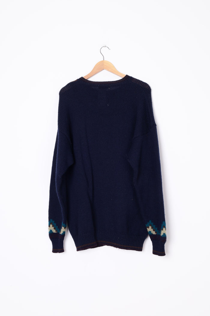 Sundays Uomo Mens Blue Jumper Size L