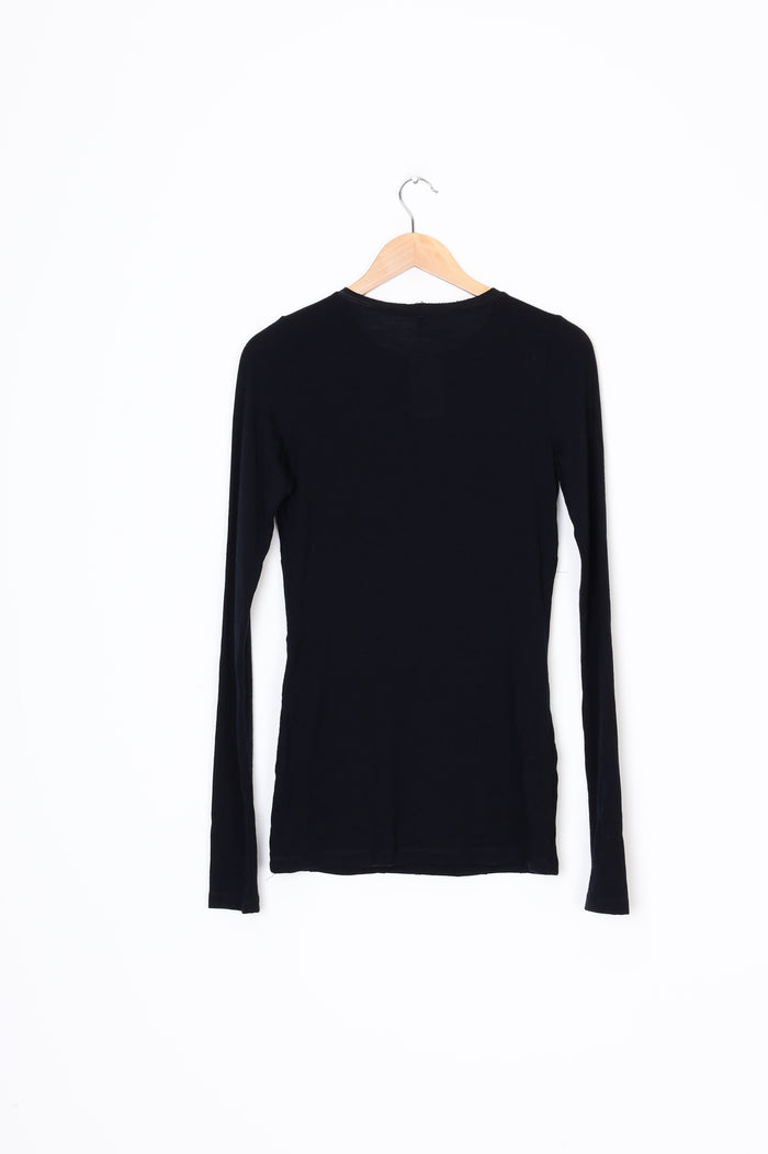 Taylor Womens Black Top Size S