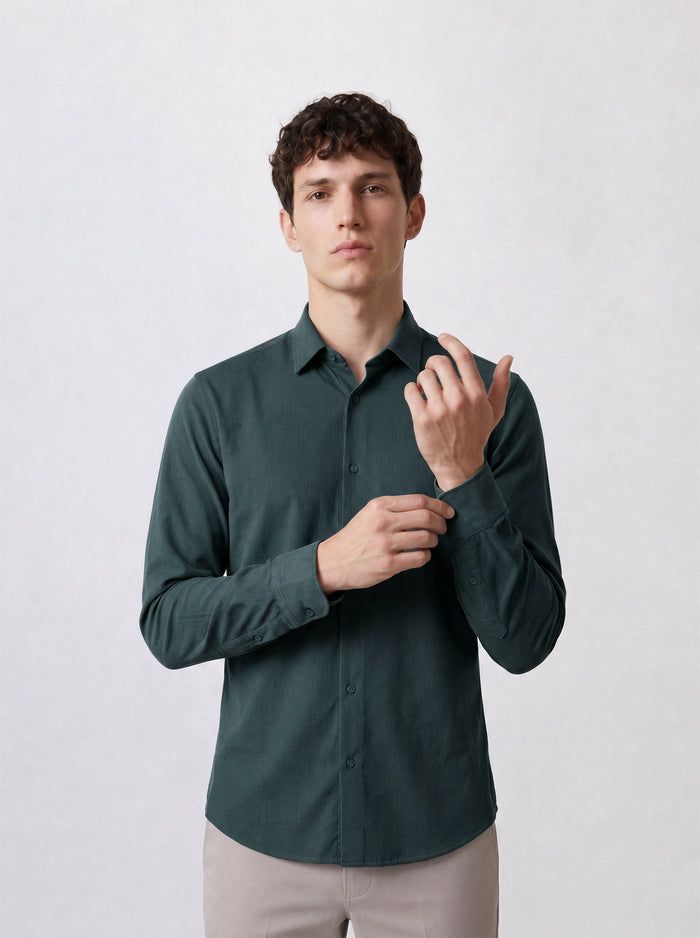 THE AIRTECH - SLIM FULL SHIRT - GREEN
