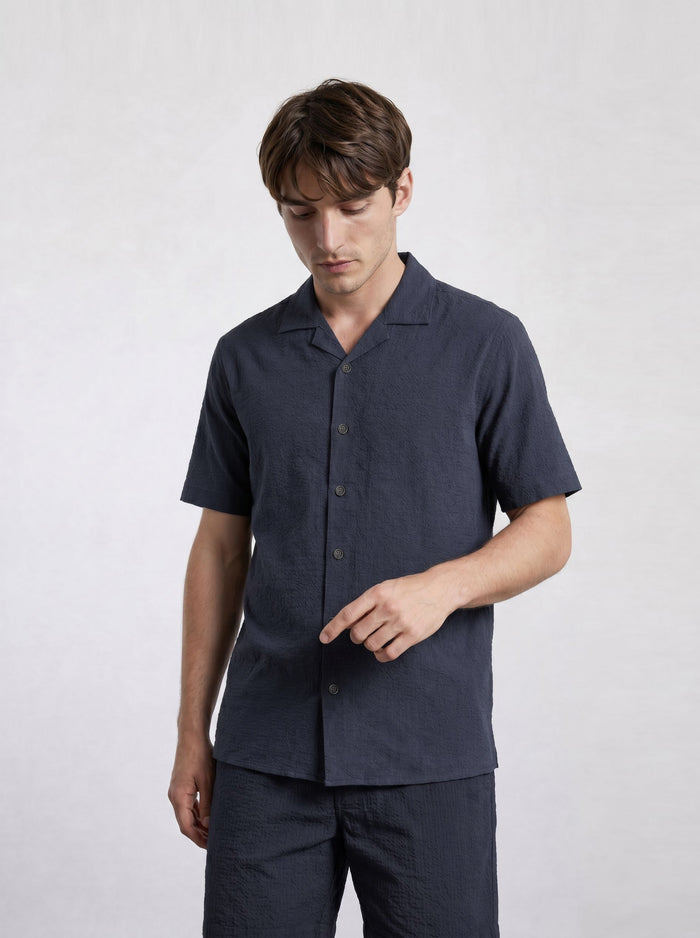 THE EASY - REGULAR SHIRT - NAVY BLUE