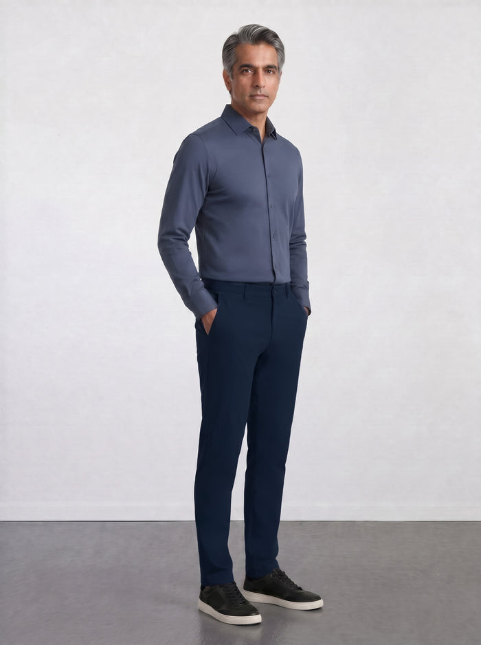 THE HYPERFLEX EVERYDAY - REGULAR PANTS - NAVY BLUE