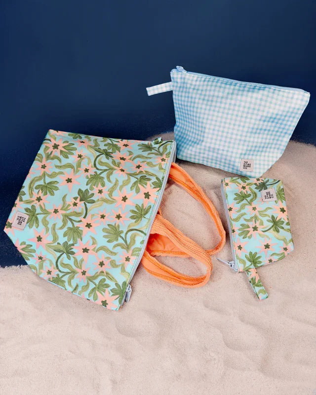 The Somewhere Co Handy Pouch Trio - Seaflower