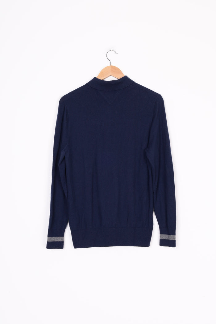 Tommy Hilfiger Womens Blue Jumper Size XS