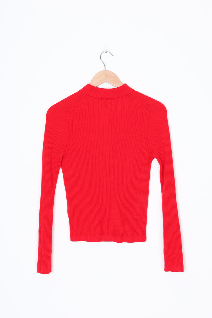 Uniqlo Womens Red Cardigan Size M