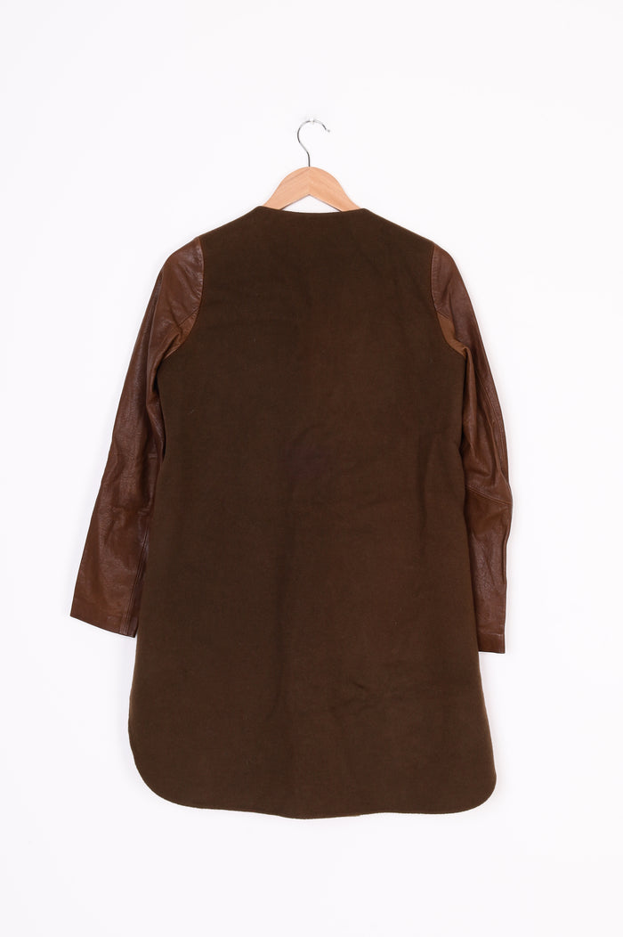 Vince. Womens Brown Coat Size S