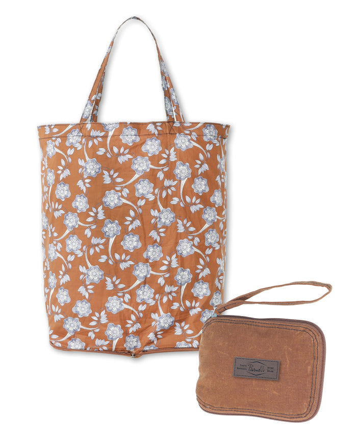 WAXED CANVAS PACKABLE TOTE BAG - SHIPS 3/1/27