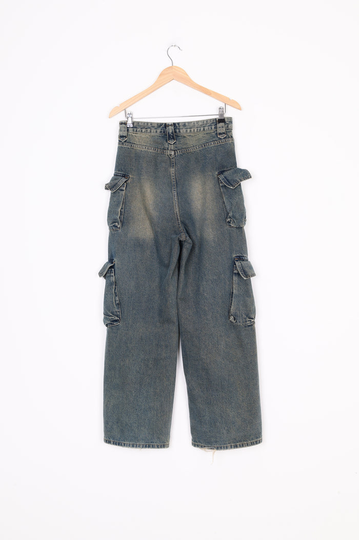 Wenmo Womens Blue Jeans Size L