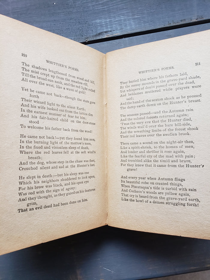 Whittier's Poems (early 1900s)